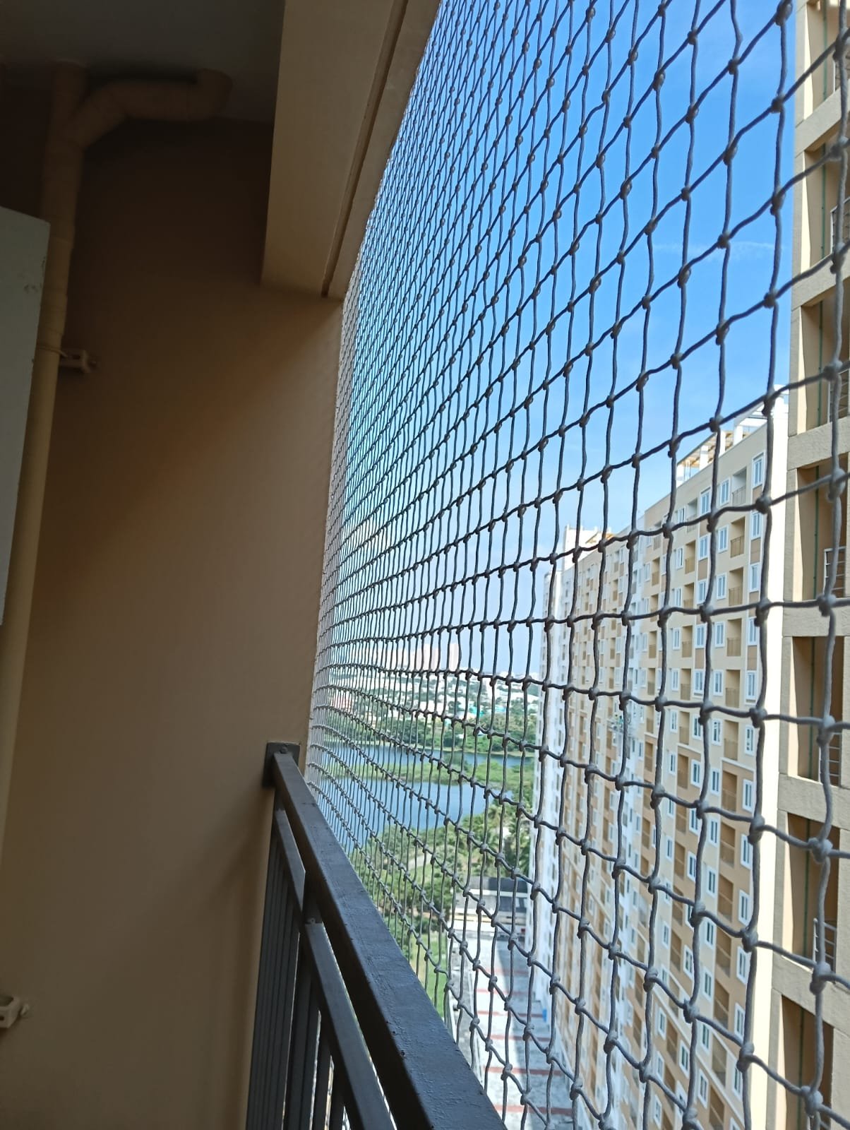 Balcony Net Installation