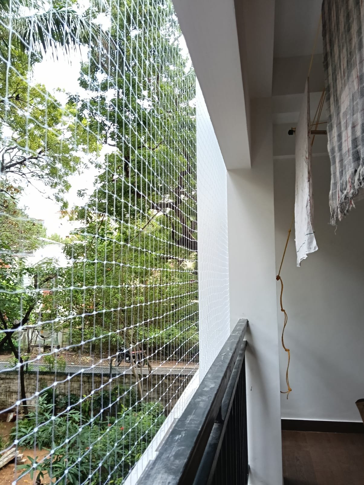 Balcony Net Installation